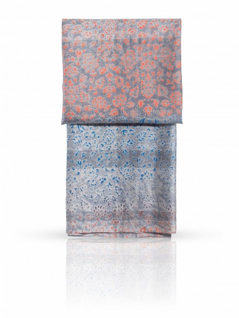 Палантин Женский SN-SAREE/ORANGE.BLUE